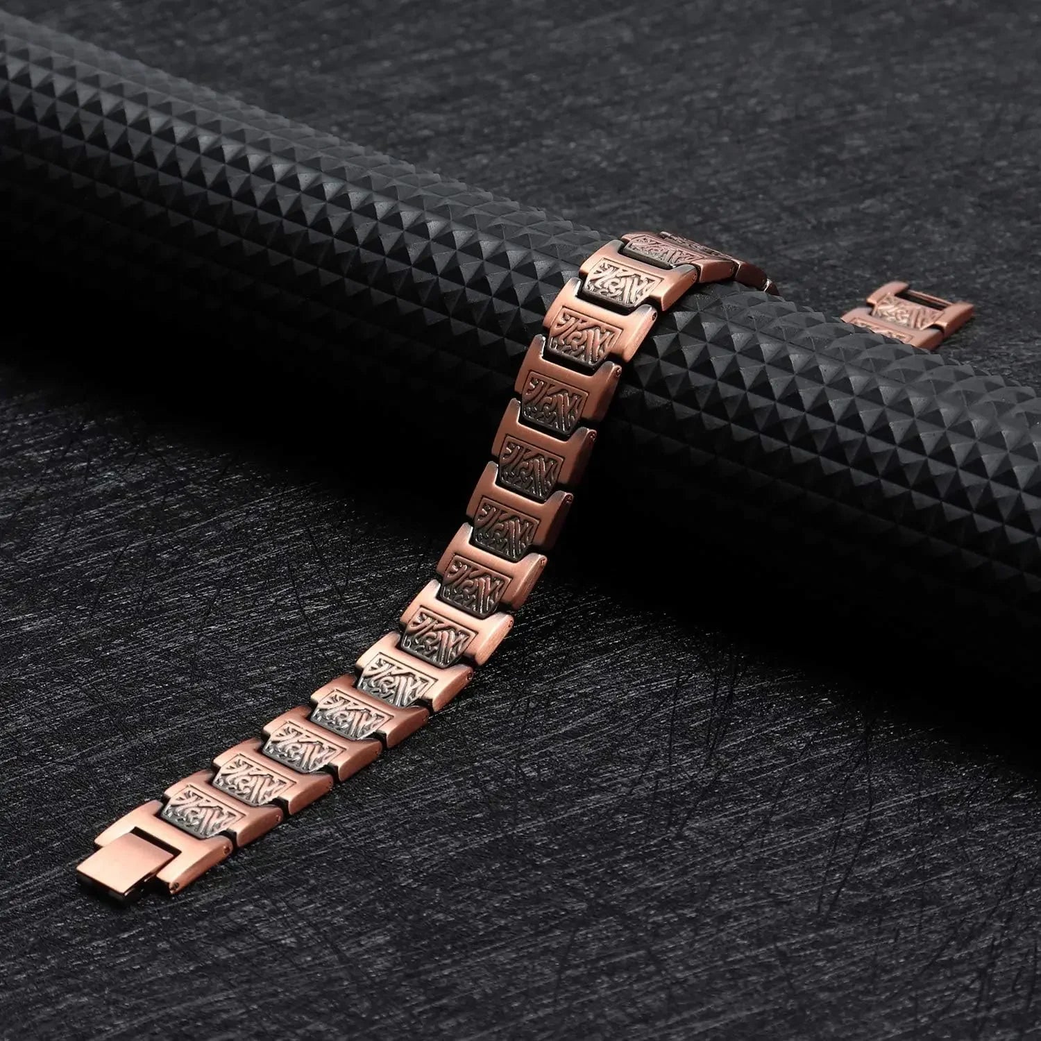 Lerato Balance® Men’s Four Leaf Magnetic Copper Bracelet — Strength in Every Link (Men)