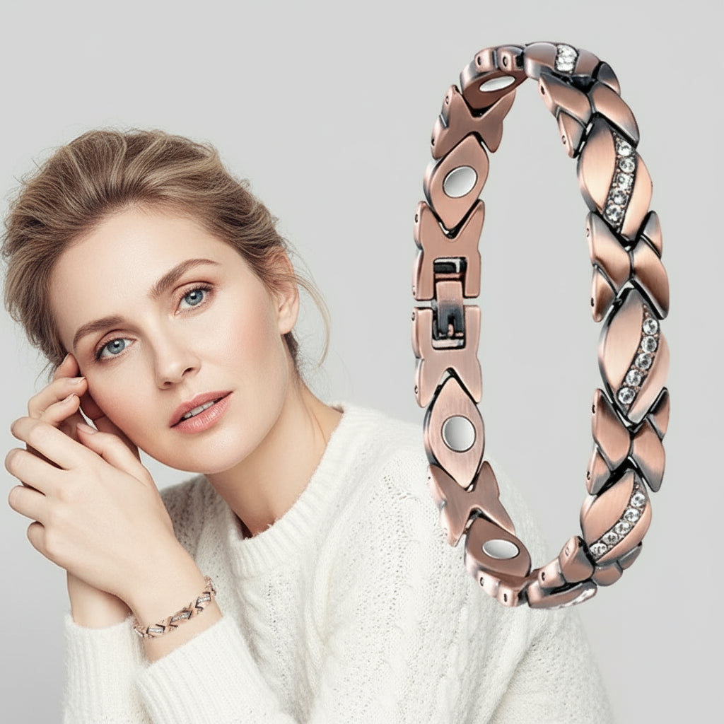 Lerato Balance™ Vintage Magnetic Therapy Pain Relief Copper Bracelet (WOMEN)