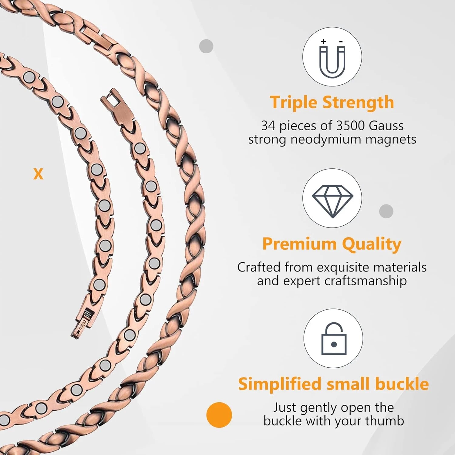 Lerato Balance™ Magnetic Copper Necklace (Women)