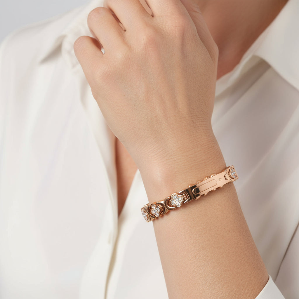 Lerato Balance® Pure Copper Bracelet Four-Leaf Harmony (Women)